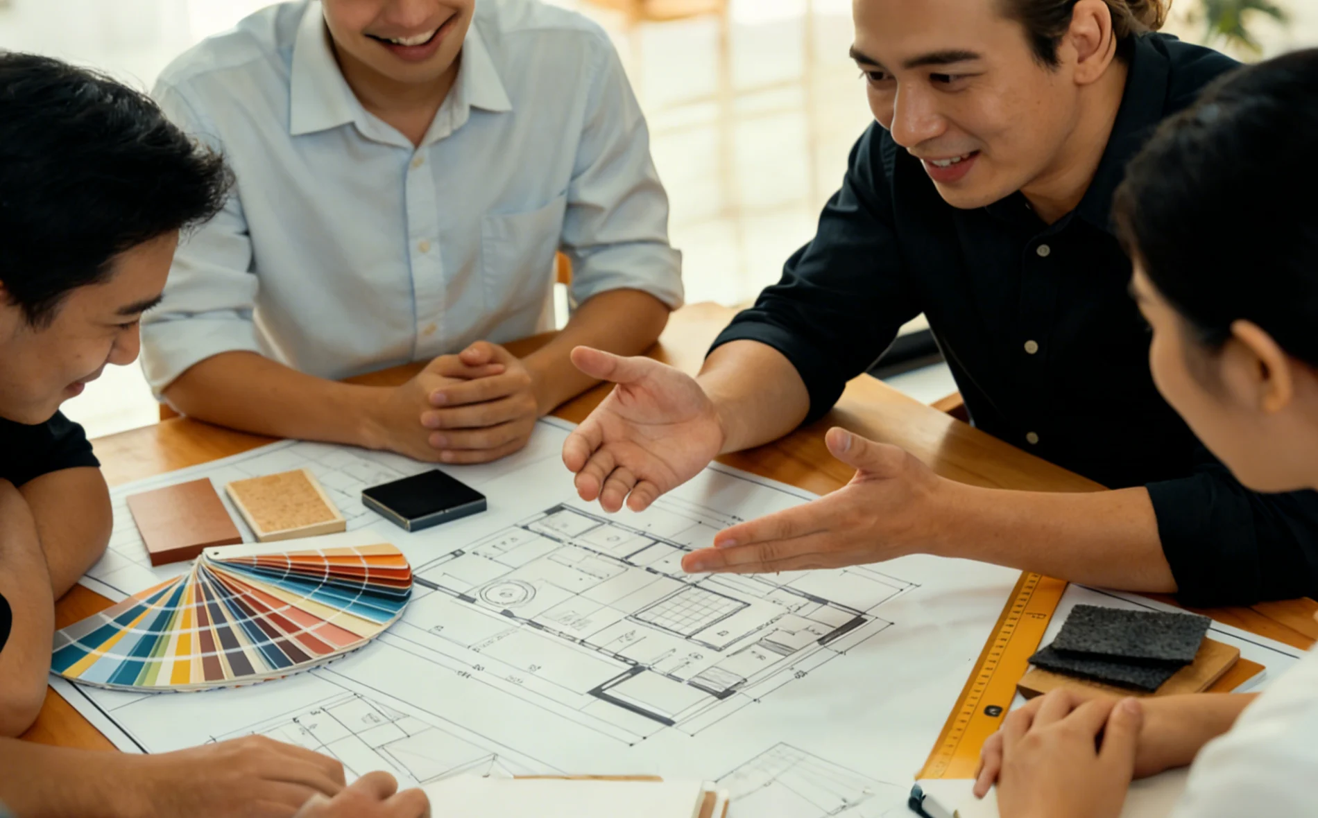 Custom Home Furniture Services, Dedicated “5-to-1” Project Task Force