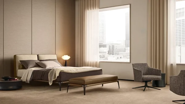 Custom Luxury Bench Furniture, Upholstery & Curved Legs-3