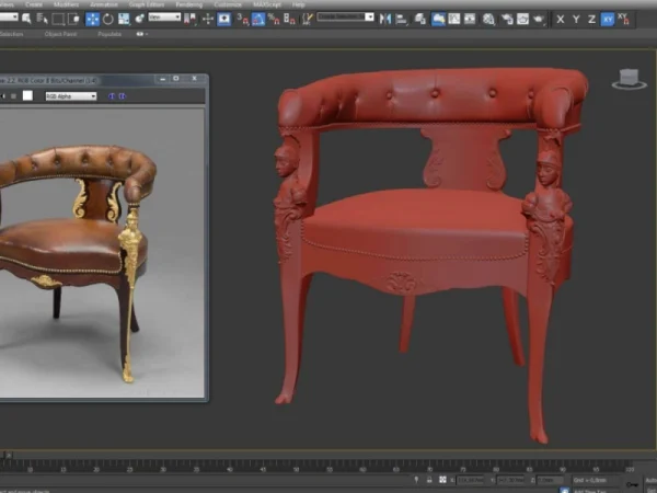Fabricación de muebles Renderizados fotorrealistas en 3D