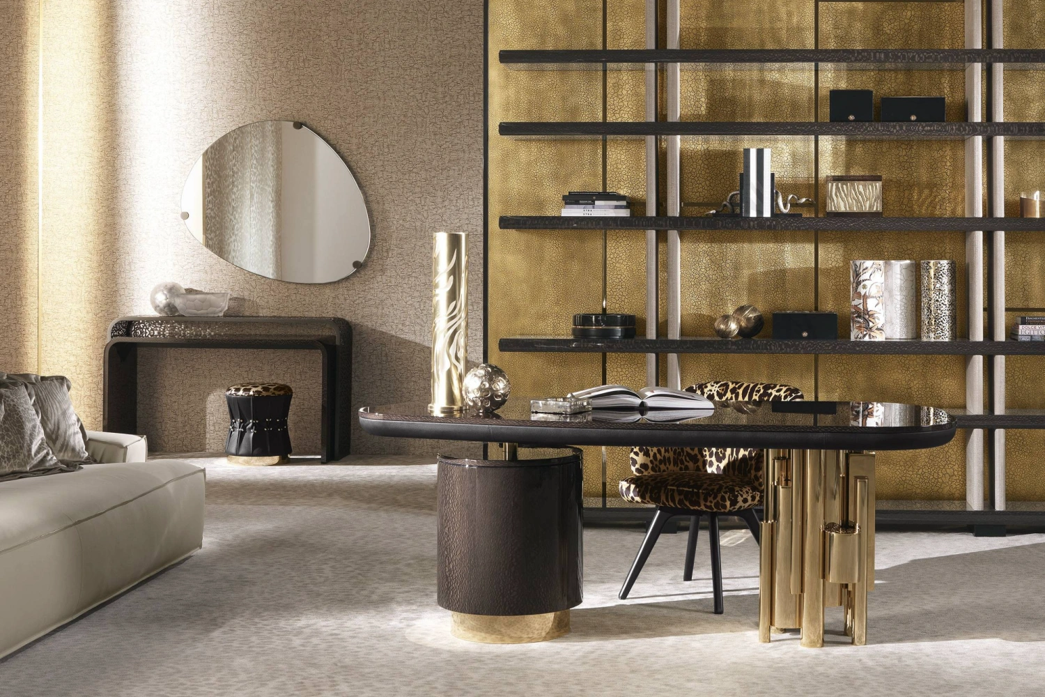 Refinado fabricante de muebles de lujo para el hogar, muebles de oficina a medida para el hogar