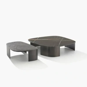 Minimalist Custom Metal Coffee Table with Industrial Design-1