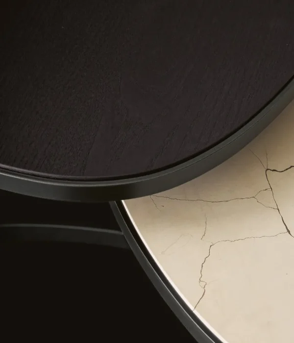 Minimalist Custom Metal Coffee Table with Industrial Design-4