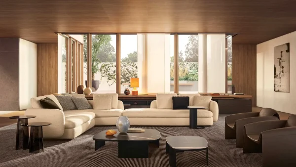 Minimalist Custom Metal Coffee Table with Industrial Design-5