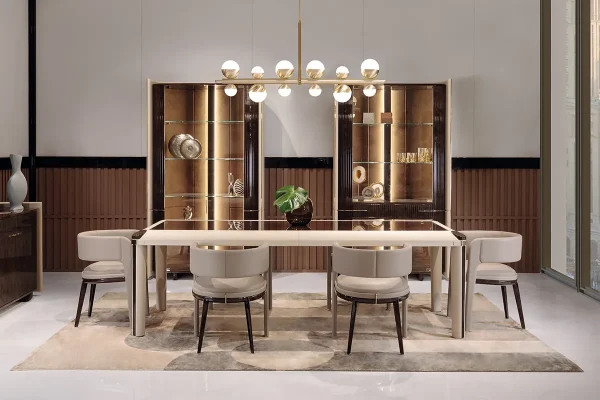 Bespoke Curved Back Dining Chair, Luxury Craftsmanship