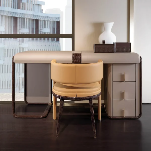 Bespoke Curved Back Dining Chair, Luxury Craftsmanship