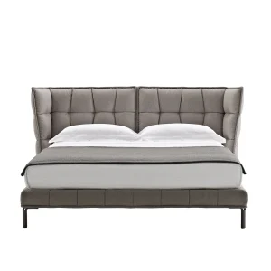 Camas de lujo a medida con cabezal moderno acolchado Wingback-1