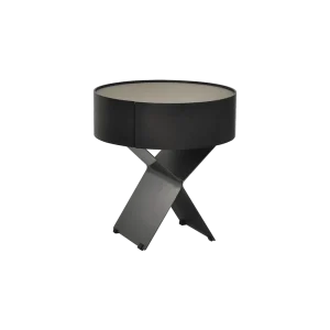 Mesillas de noche a medida, Mesillas de noche de lujo con tapa de cuero-1