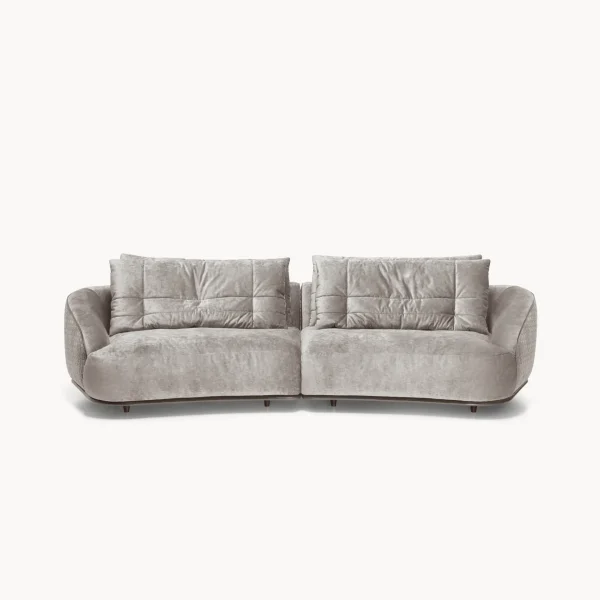 Custom Fabric Sofa, Modern Modular Block Lounge Couch-1