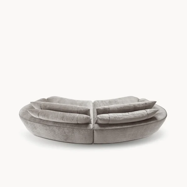 Custom Fabric Sofa, Modern Modular Block Lounge Couch-2