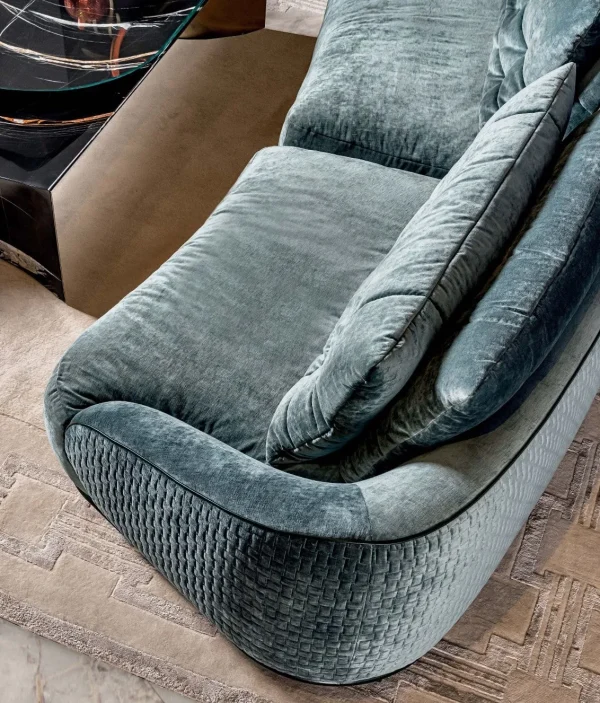 Custom Fabric Sofa, Modern Modular Block Lounge Couch-5