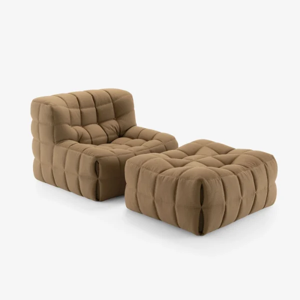 Custom Leisure Sofa Chair with Modern Tufted Modular Design-1