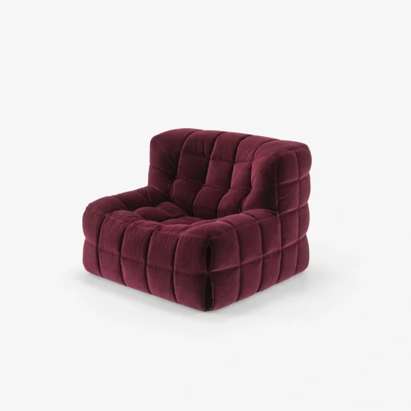 Custom Leisure Sofa Chair with Modern Tufted Modular Design-4