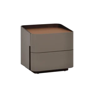 Mesillas de noche a medida, Mesillas de noche de cuero de lujo-1