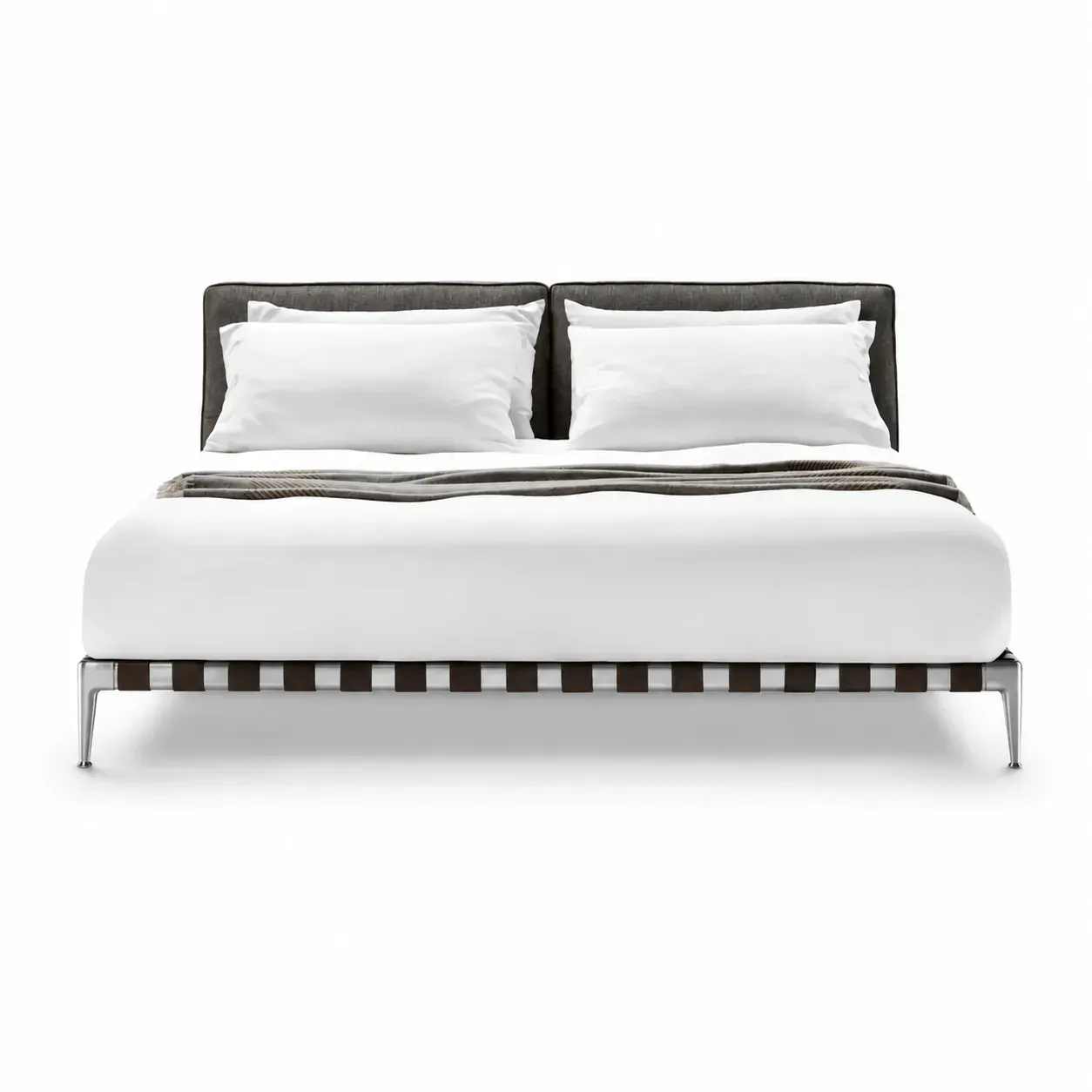 Custom Made Upholstered Beds, Minimalist Luxury Fabric Bed
