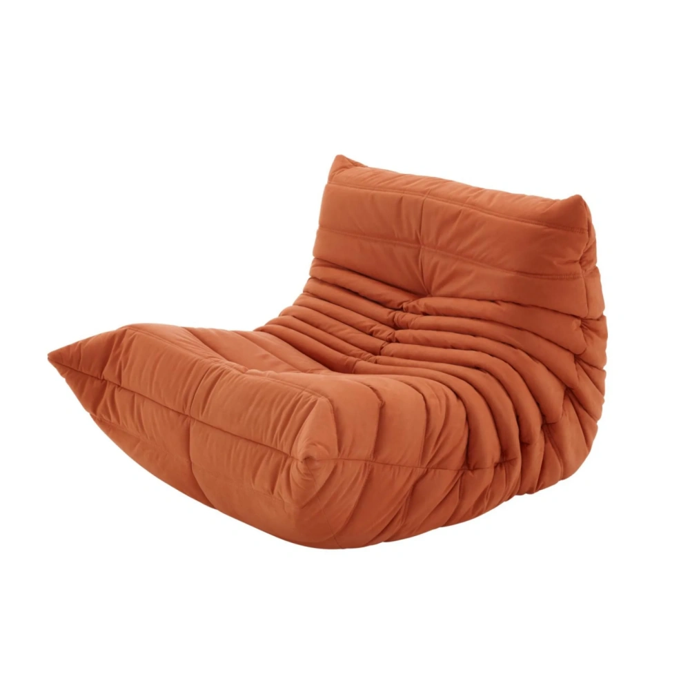 Custom Small Lounge Sofa, Plush Fabric & High-Density Sponge-2