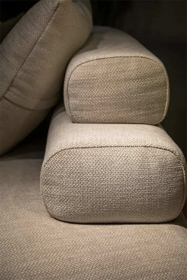 Luxury Custom Curved Sofa, Modern Half-Moon Bouclé Couch-6