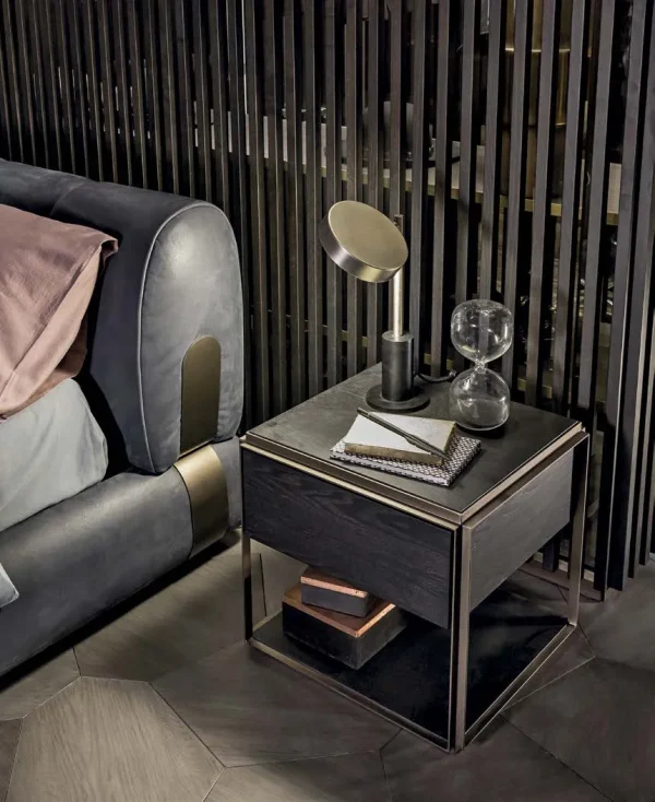 Luxury Custom Made Bed Furniture, Bespoke Modern Leather Bed-3