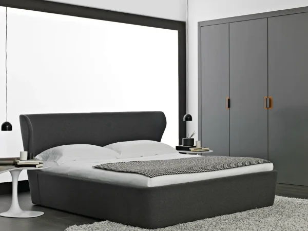 Camas modernas a medida, cama tapizada minimalista Wingback-3