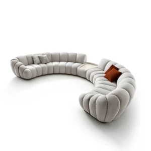 Modern Custom Cloud Couch, Luxury Modular Overstuffed Sofa-1