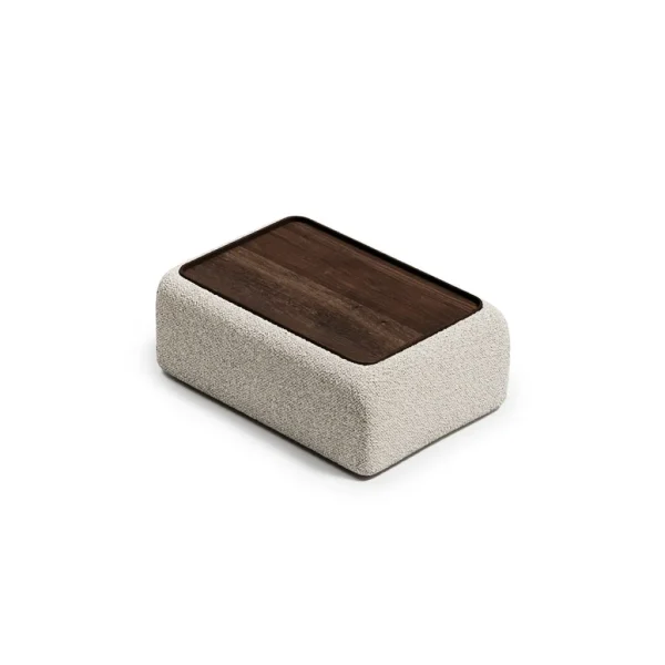 Sofá diván a medida de primera calidad, modular curvado Bouclé seccional-2