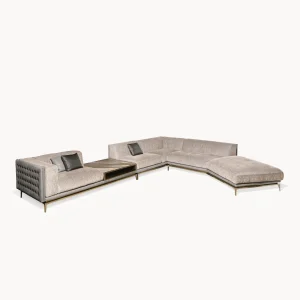 Refined Luxury Bespoke Couches, Bespoke Curved Lounge Sofa-1