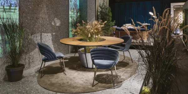 Round Back Dining Chair, Bespoke Modern Sculptural Design-4