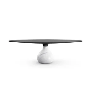 Round Custom Made Dining Tables with Grand Stone Base