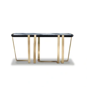Bespoke Luxury Console Table, Sculptural Geometric Art Table
