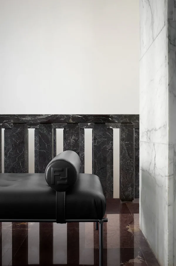 Bespoke Modern Bedroom Bench, Luxury Leather Tufted Daybed