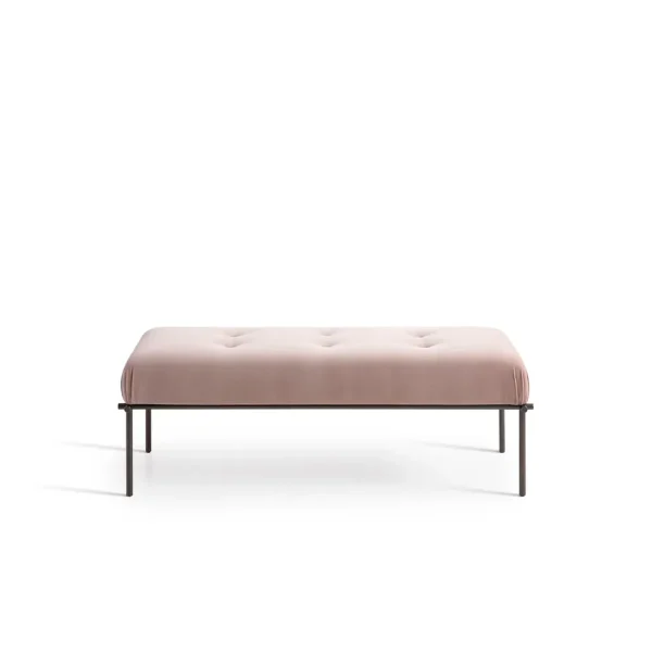 Bespoke Modern Bedroom Bench, Luxury Leather Tufted Daybed