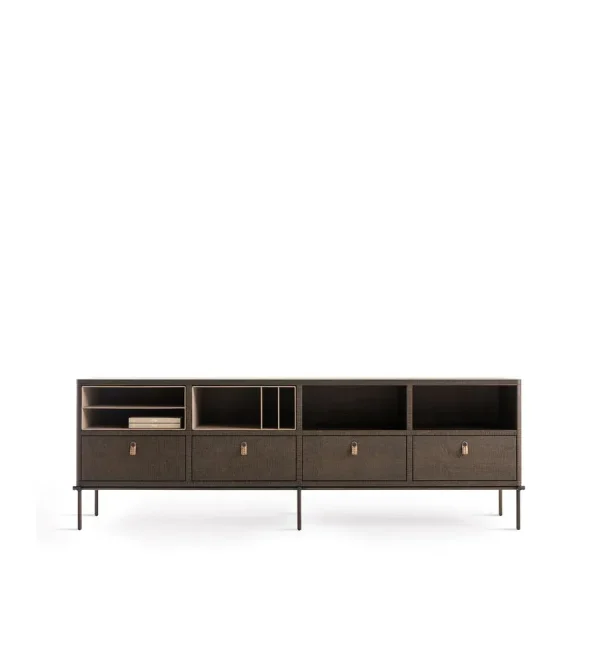 Bespoke TV Cabinet, Modern Minimalist Floating Aesthetic-5