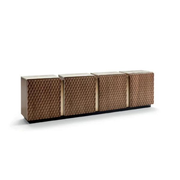 Custom Sideboard Cabinet, Bespoke Minimalist Linear Luxury-1