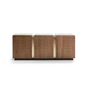 Custom Sideboard Cabinet, Bespoke Minimalist Linear Luxury-3