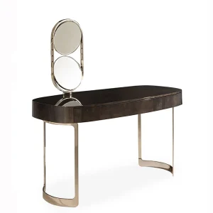 Luxury Modern Dressing Table, Bespoke Geometric Artist Vanity-1