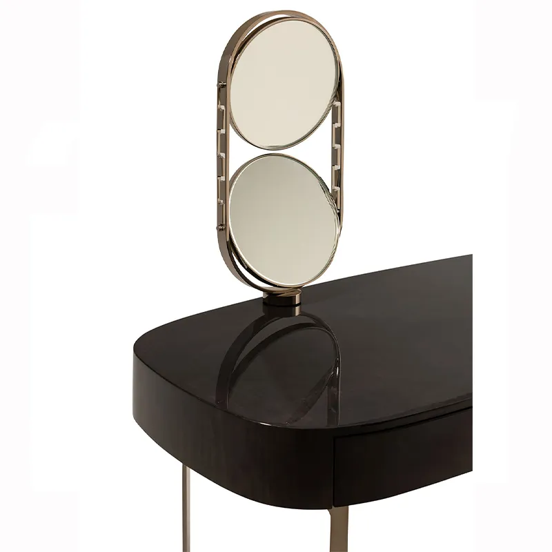 Luxury Modern Dressing Table, Bespoke Geometric Artist Vanity-2