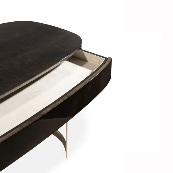 Luxury Modern Dressing Table, Bespoke Geometric Artist Vanity-3