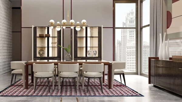 Luxury Sideboard Solid Wood Construction Custom Design