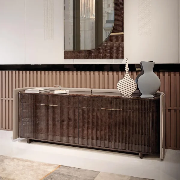 Luxury Sideboard Solid Wood Construction Custom Design