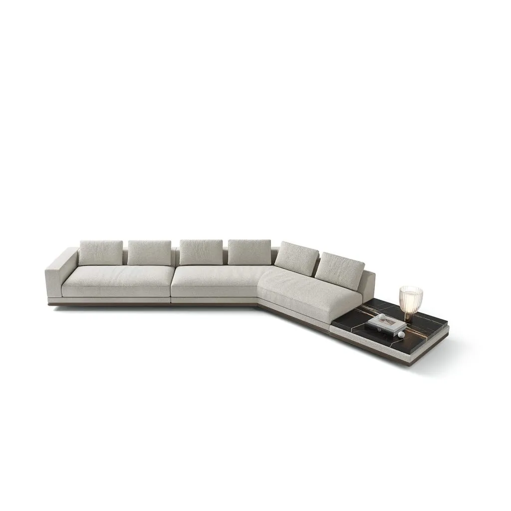 Modular Bespoke Made Sofas with Integrated Table Design-1