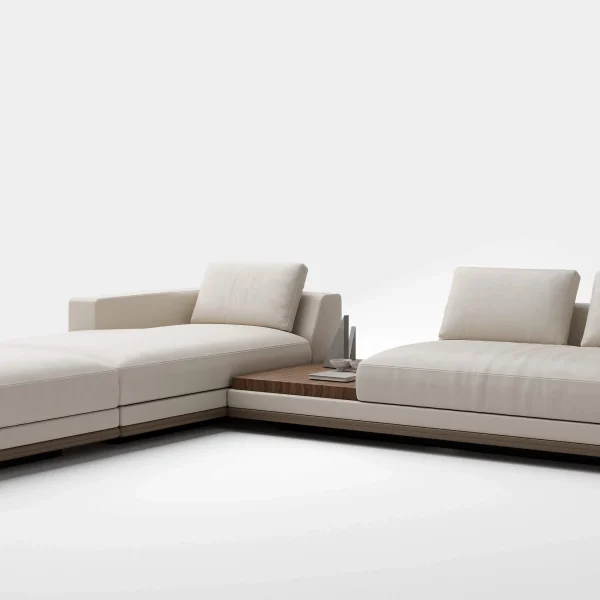 Modular Bespoke Made Sofas with Integrated Table Design-3