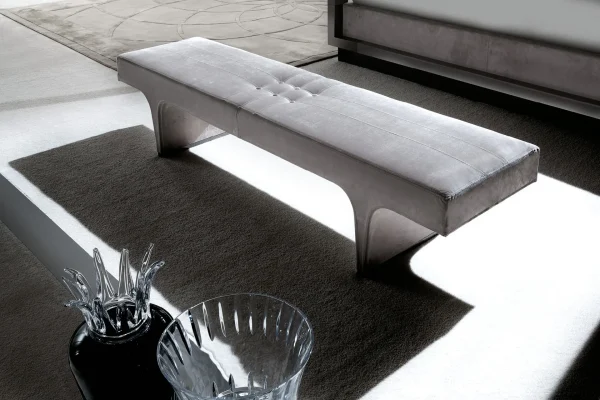 Architectural Upholstered Bench Seat, Bespoke Tufted Detail-3
