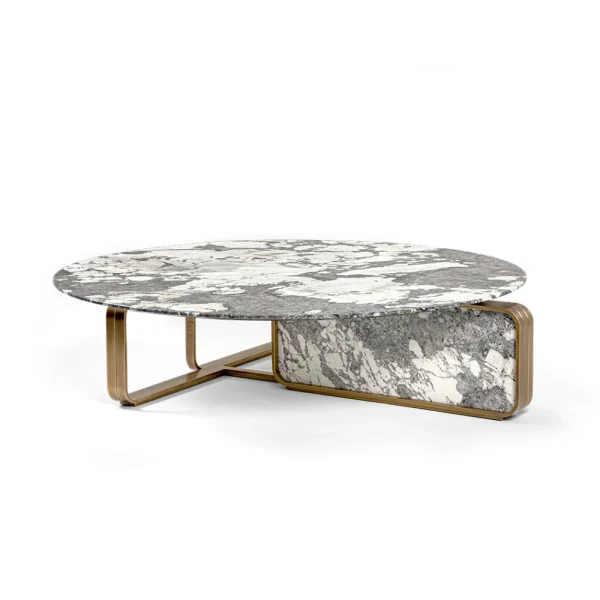 Bespoke Marble Coffee Table Set, Luxury Living Centerpiece-1