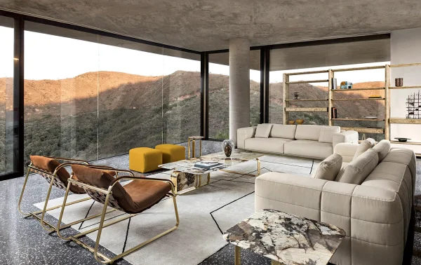 Bespoke Marble Coffee Table Set, Luxury Living Centerpiece-6