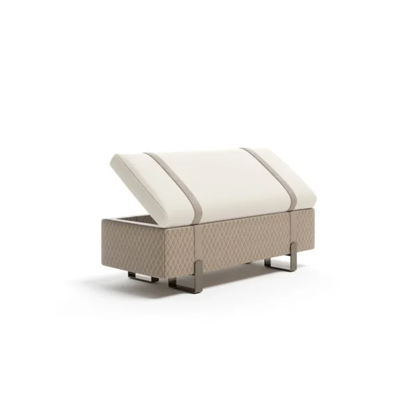 Contemporary Bespoke Bedroom Bench with Storage Design-3