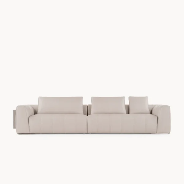 Custom Made Sectional Sofa with Side Open Storage Design-1