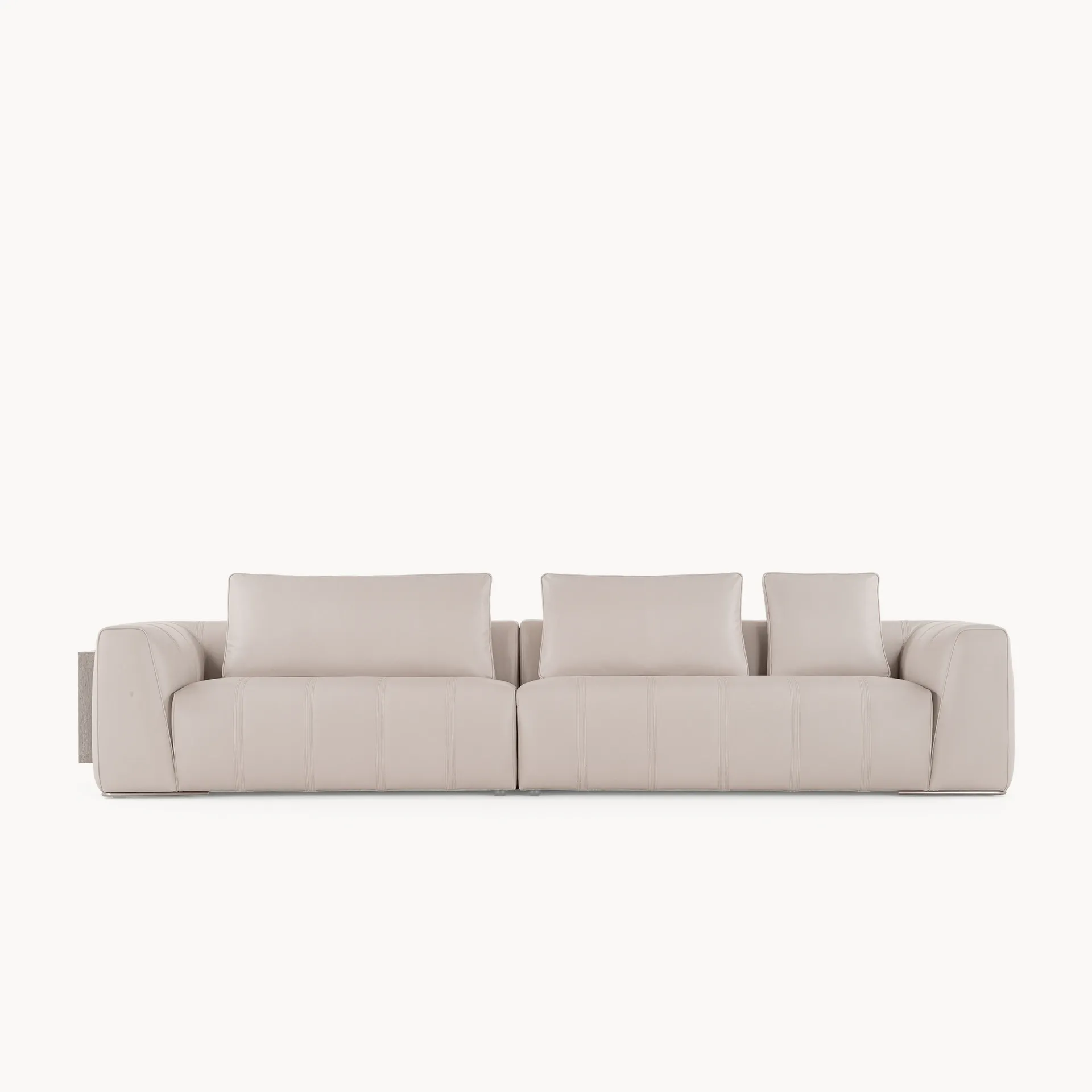 Custom Made Sectional Sofa with Side Open Storage Design-1