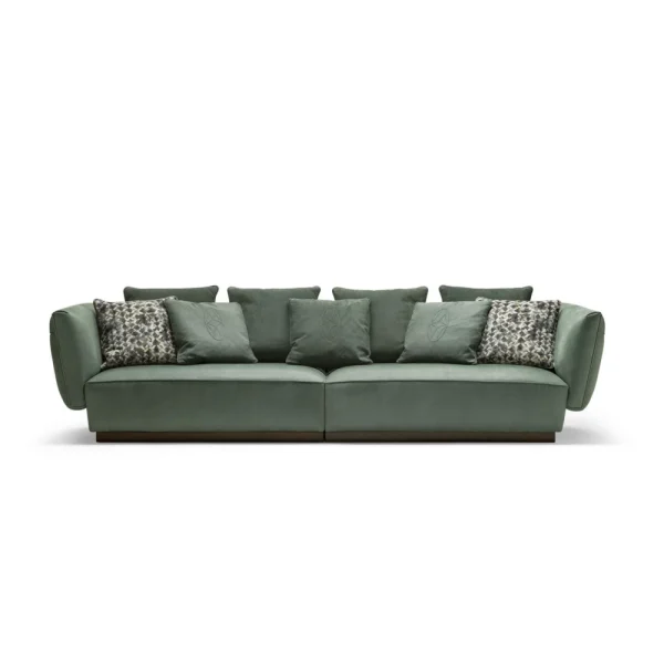Custom Modern Sofa with Elegant Deep Button Tufting Back-2