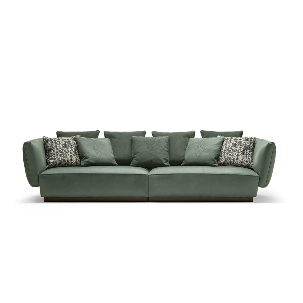 Custom Modern Sofa with Elegant Deep Button Tufting Back-2