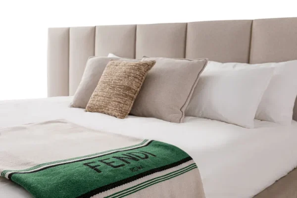 Modern Bespoke Luxury Bed with Oversized Panel Headboard-2
