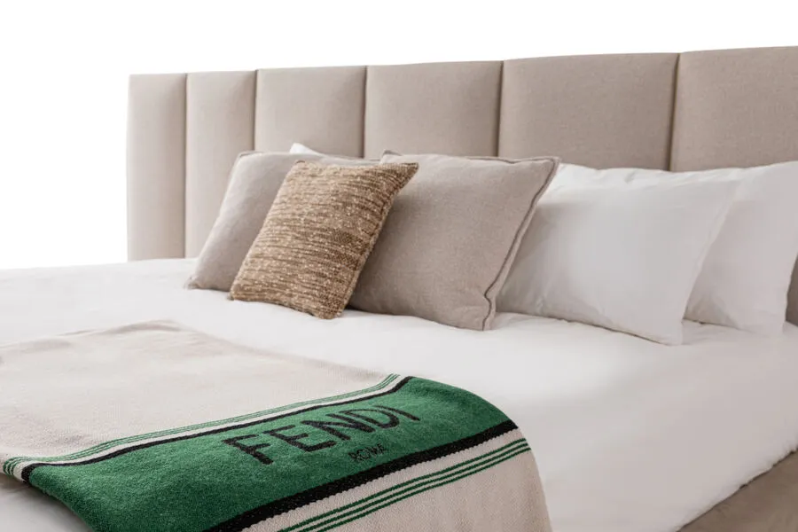 Modern Bespoke Luxury Bed with Oversized Panel Headboard-2